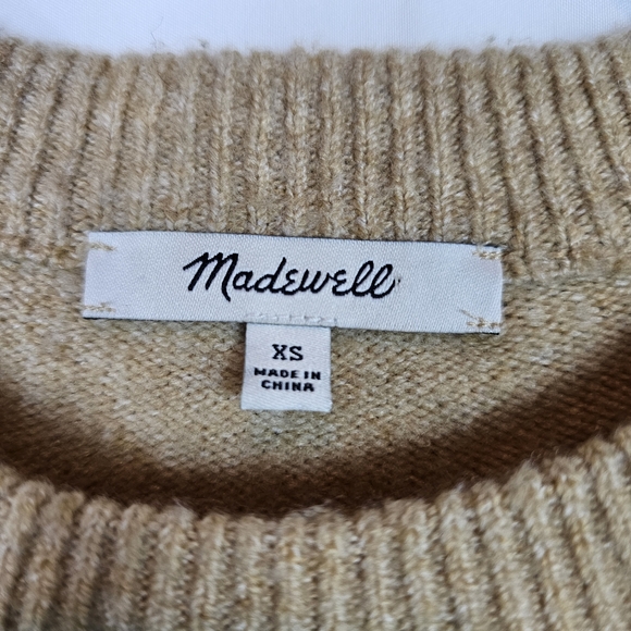 Madewell Dot Graystone Pullover Sweater - Picture 3 of 6